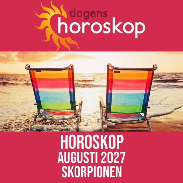 Skorpionen: Horoskop Augusti 2027