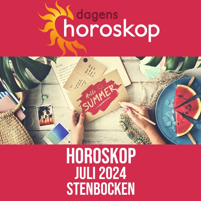 Stenbocken: Horoskop Juli 2024