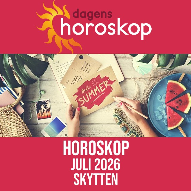 Horoskop i juli 2026 för Skytten