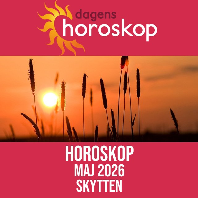 Horoskop i maj 2026 för Skytten