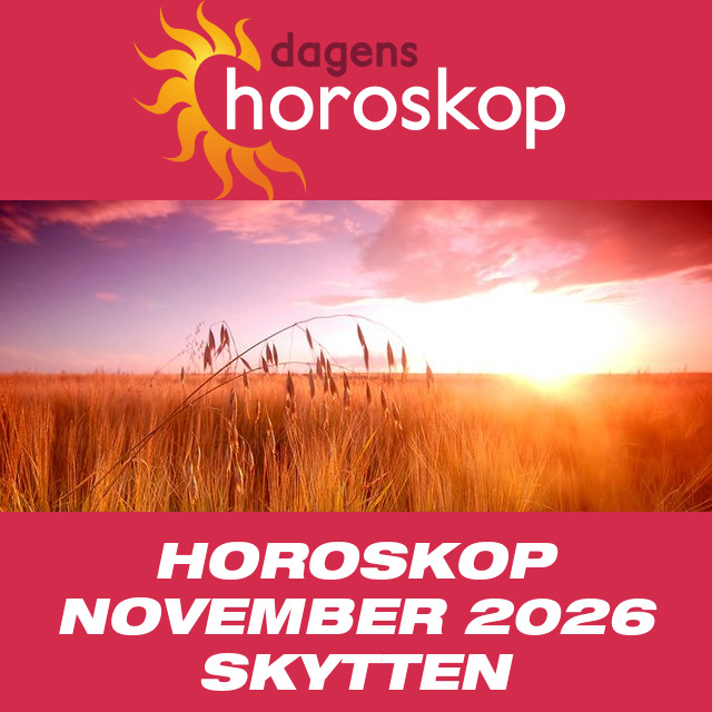 Horoskop i november 2026 för Skytten