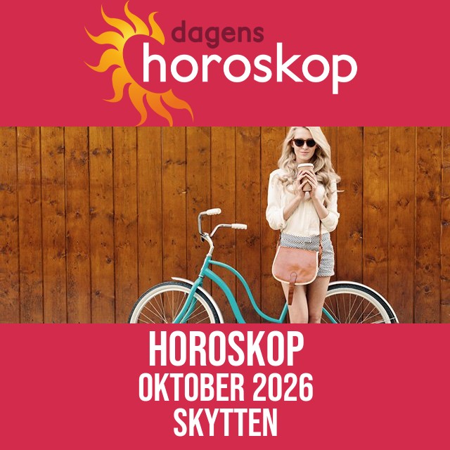 Horoskop i oktober 2026 för Skytten