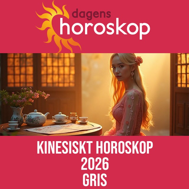 Grisens kinesiska horoskop 2026