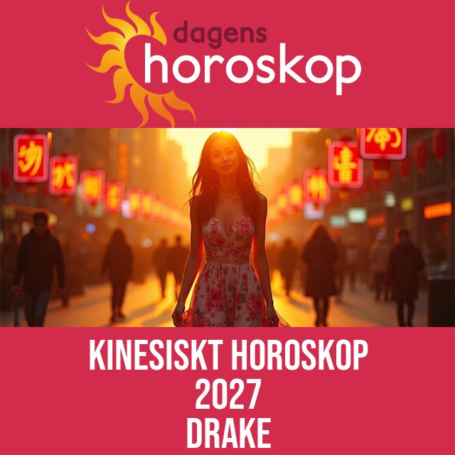 Drakens kinesiska horoskop 2027