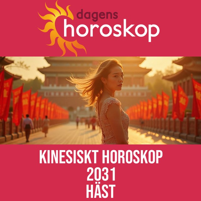 Hästens kinesiska horoskop 2031