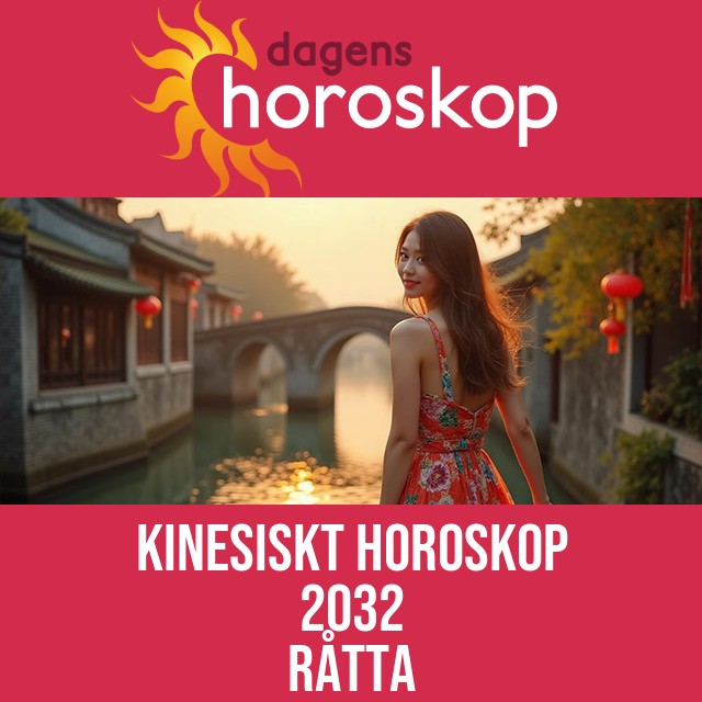 Råttans kinesiska horoskop 2032
