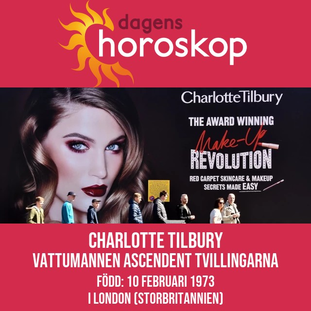 Charlotte Tilbury Vattumannens Astrologiska Porträtt