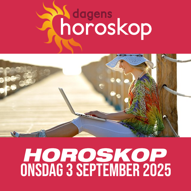 Daglig horoskop för Onsdag 3 September 2025