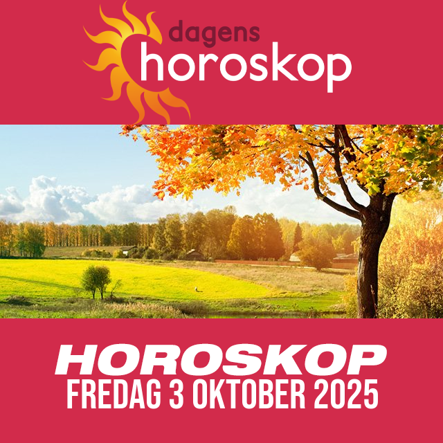 Daglig horoskop för Fredag 3 Oktober 2025