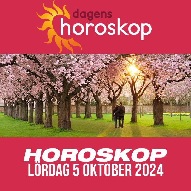 Daglig horoskop för Lördag 5 Oktober 2024