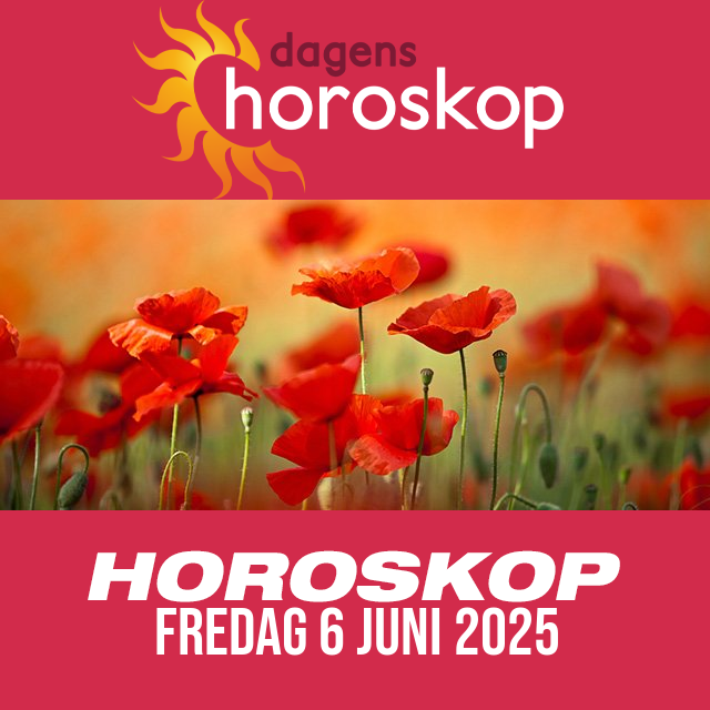 Daglig horoskop för Fredag 6 Juni 2025