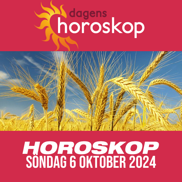 Daglig horoskop för Söndag 6 Oktober 2024