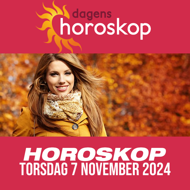Daglig horoskop för Torsdag 7 November 2024