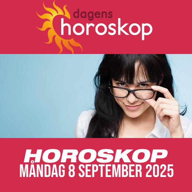 Daglig horoskop för Måndag 8 September 2025