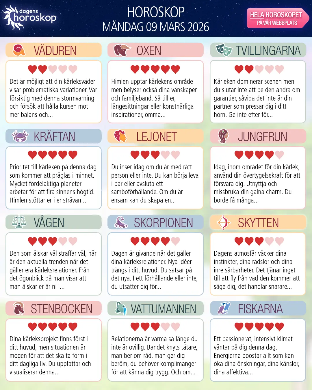 Skorpionen: ditt horoskop för 11 Mars 2026