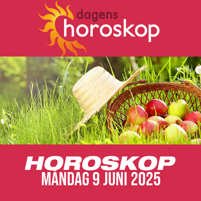 Daglig horoskop för Måndag 9 Juni 2025