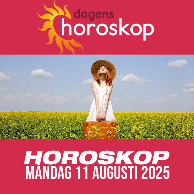 Daglig horoskop för Måndag 11 Augusti 2025