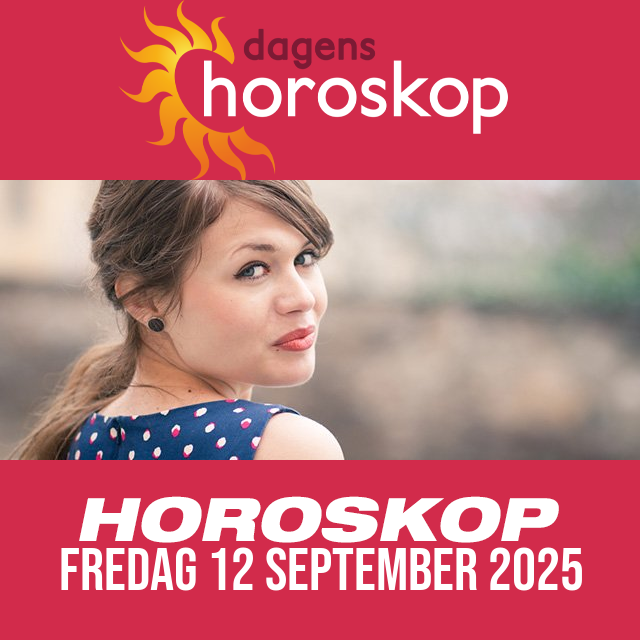 Daglig horoskop för Fredag 12 September 2025