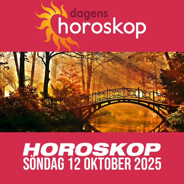 Daglig horoskop för Söndag 12 Oktober 2025