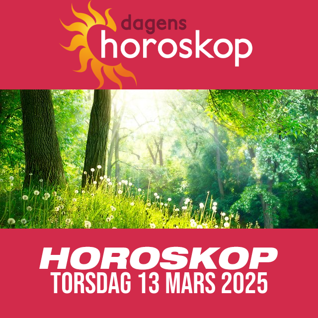 Daglig horoskop för Torsdag 13 Mars 2025