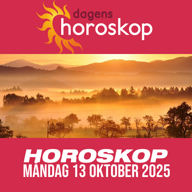 Daglig horoskop för Måndag 13 Oktober 2025