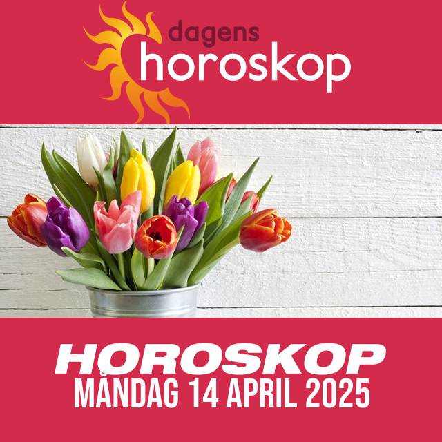 Daglig horoskop för Måndag 14 April 2025