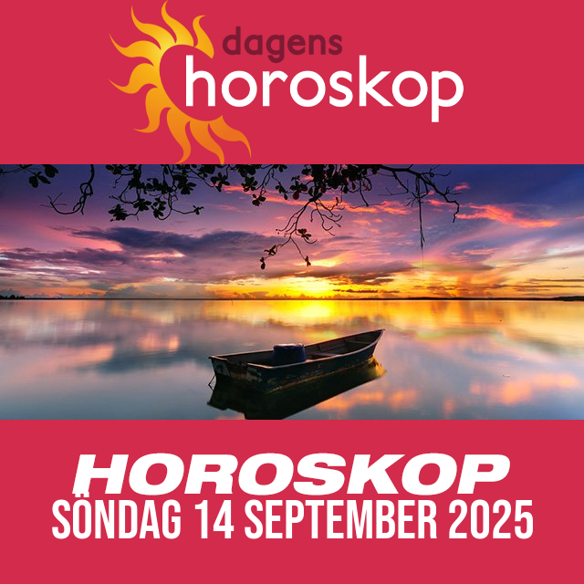 Daglig horoskop för Söndag 14 September 2025