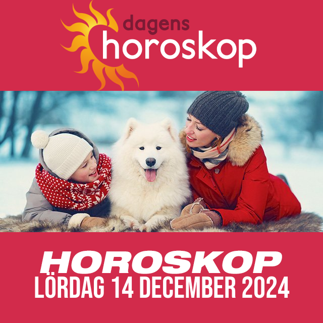 Daglig horoskop för Lördag 14 December 2024