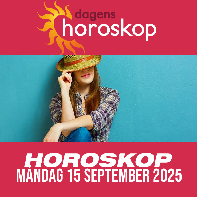 Daglig horoskop för Måndag 15 September 2025
