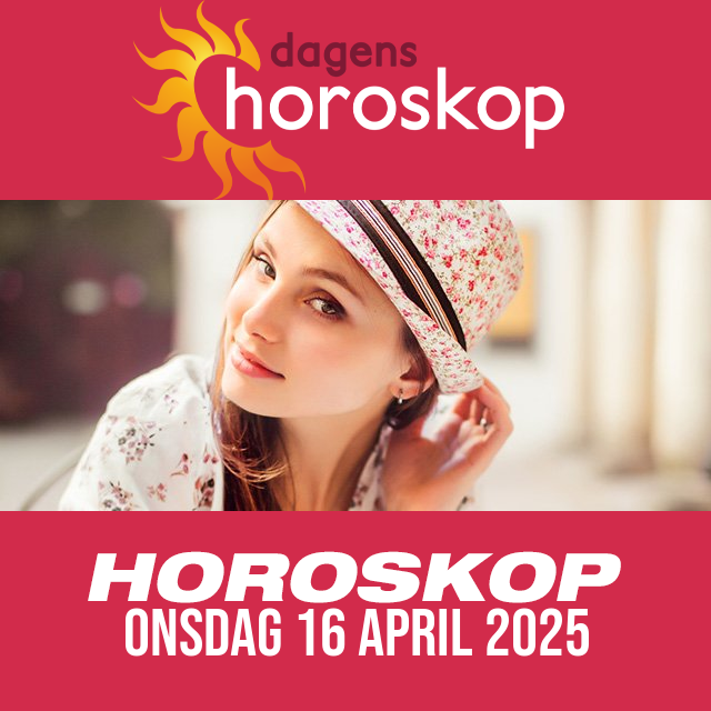 Daglig horoskop för Onsdag 16 April 2025