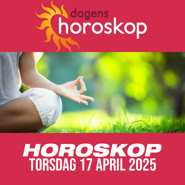 Daglig horoskop för Torsdag 17 April 2025
