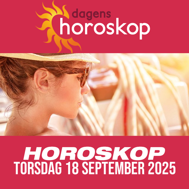 Daglig horoskop för Torsdag 18 September 2025