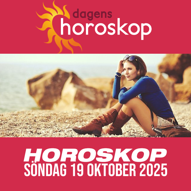 Daglig horoskop för Söndag 19 Oktober 2025