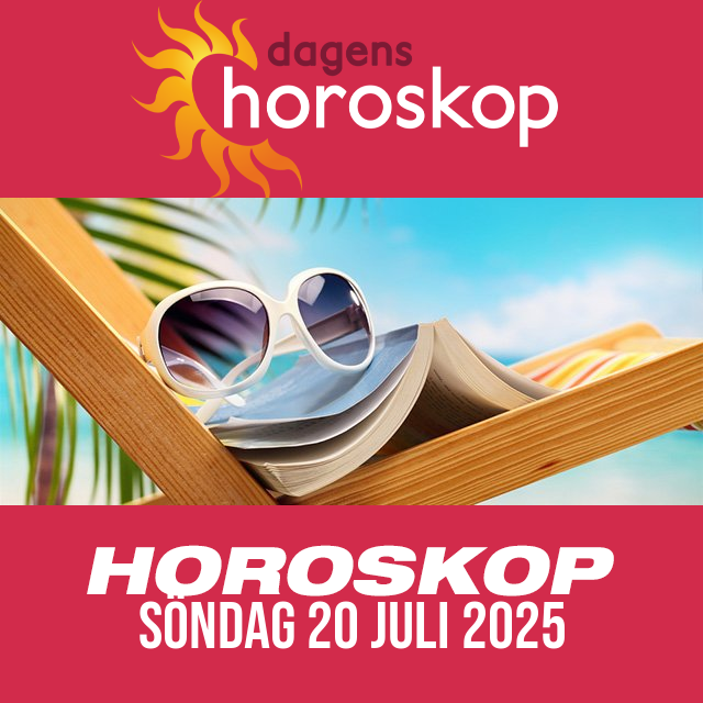 Daglig horoskop för Söndag 20 Juli 2025