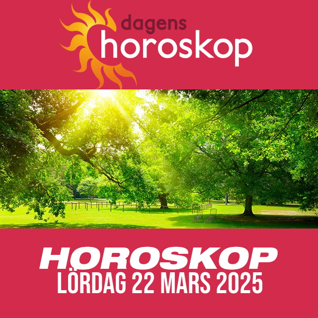 Daglig horoskop för Lördag 22 Mars 2025
