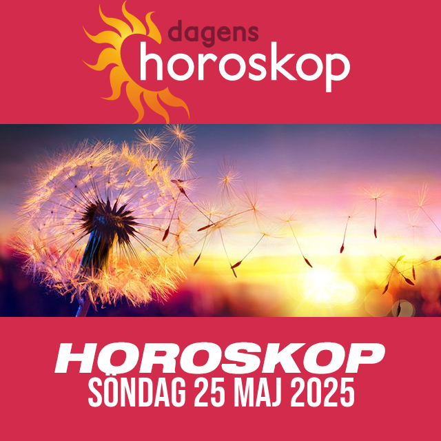 Daglig horoskop för Söndag 25 Maj 2025