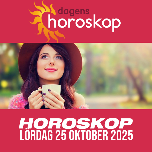 Daglig horoskop för Lördag 25 Oktober 2025