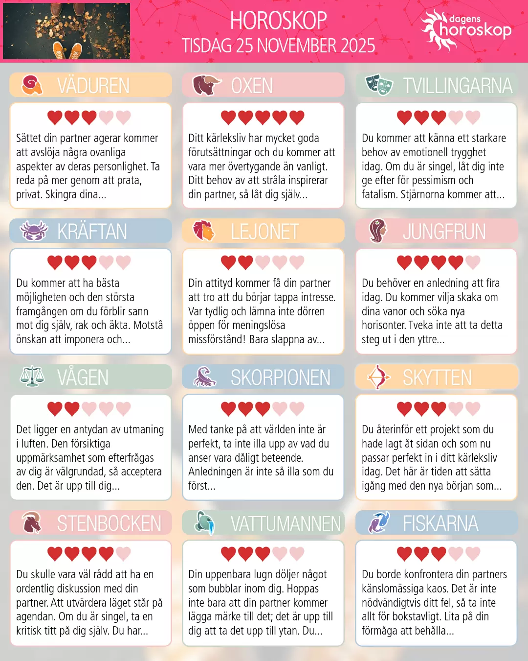 Horoskop för Skorpionen idag, 25 November 2025