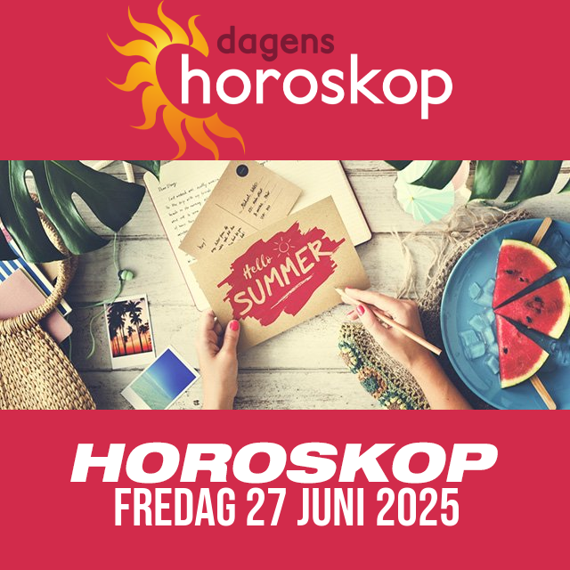 Daglig horoskop för Fredag 27 Juni 2025
