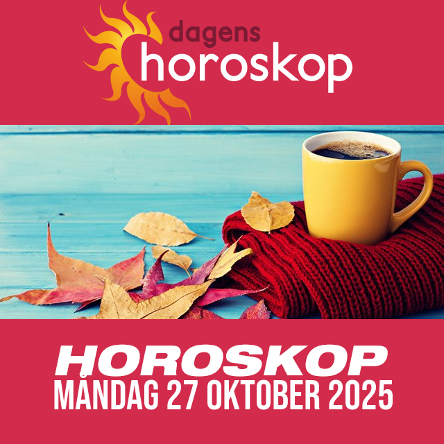 Daglig horoskop för Måndag 27 Oktober 2025
