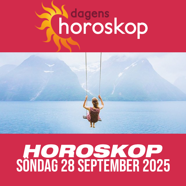 Daglig horoskop för Söndag 28 September 2025