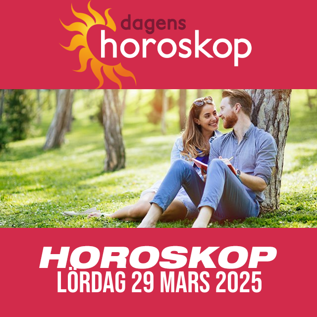 Daglig horoskop för Lördag 29 Mars 2025