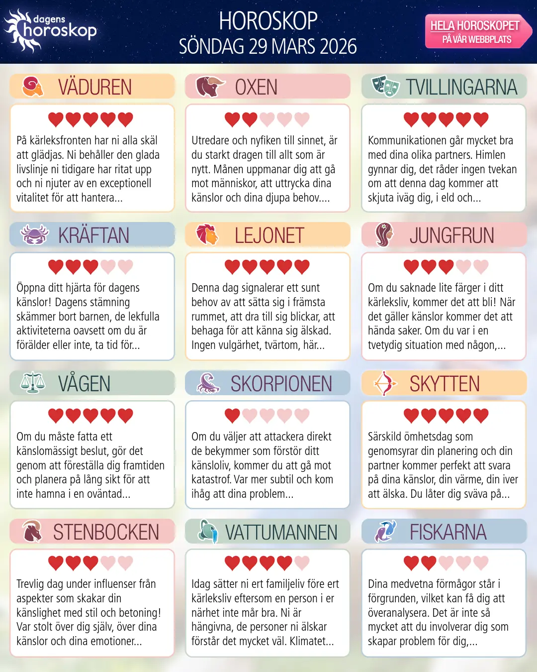 Skorpionen: ditt veckohoroskop för veckan 23 Mars 2026