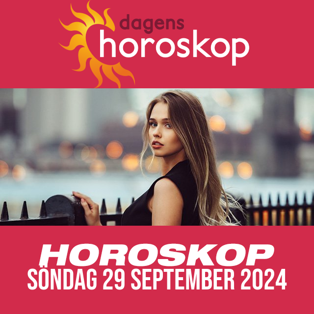 Daglig horoskop för Söndag 29 September 2024