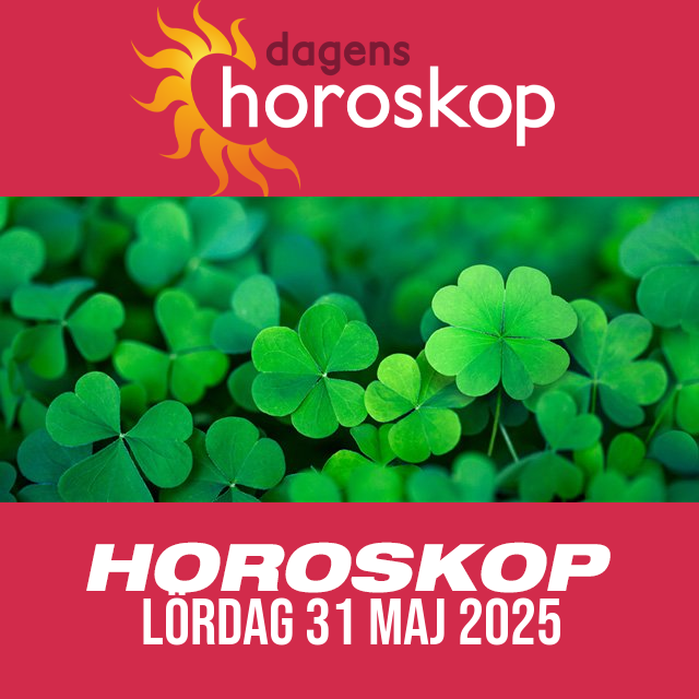 Daglig horoskop för Lördag 31 Maj 2025