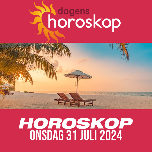 Daglig horoskop för Onsdag 31 Juli 2024