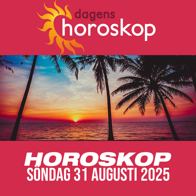 Daglig horoskop för Söndag 31 Augusti 2025