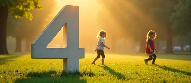 Vilken kraft döljer sig bakom 4 i numerologi?